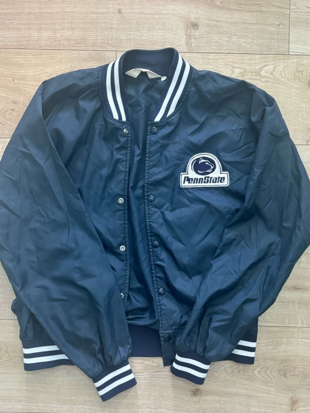 Vintage 90's Penn State Nittany Lions Wind Breaker Full Zip Jacket Chalk Line